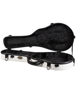 Superior CF-1520W Deluxe Fiberglass F Model Mandolin Case - White