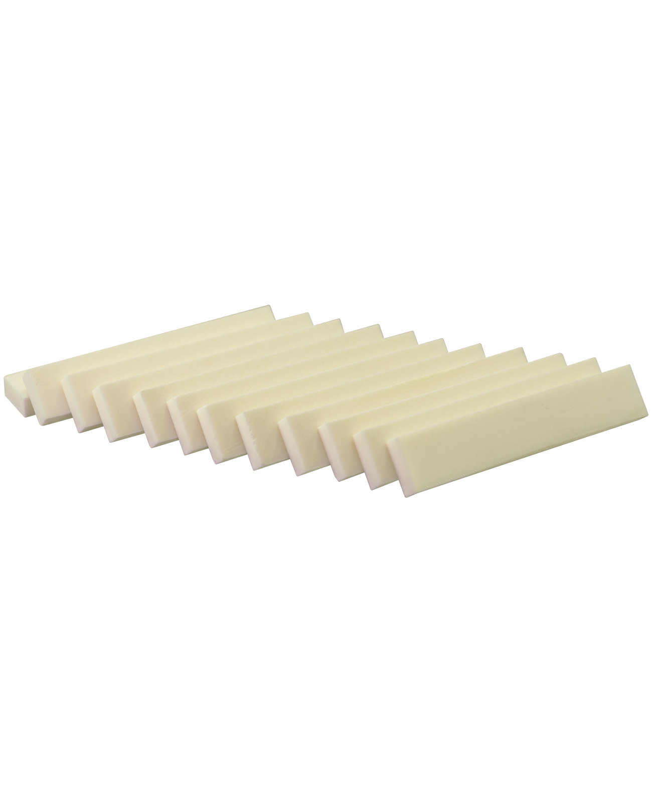 Golden Gate F-3308 Acoustic Guitar Bone Nut Blanks - Dozen - Image 2