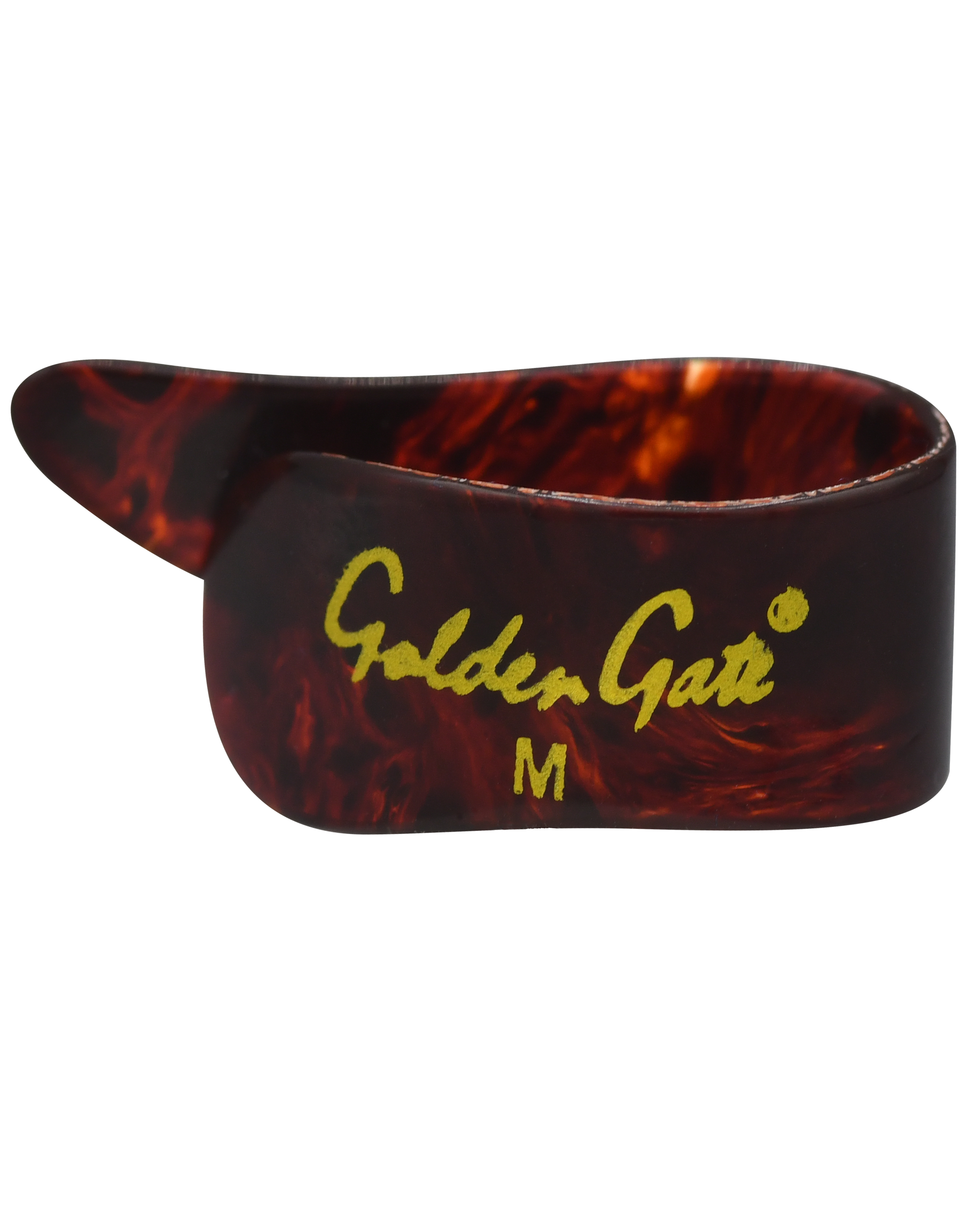 Golden Gate GP-3T-4PK Thumb Picks - Tortoise - Medium - 4-Pack - Image 2