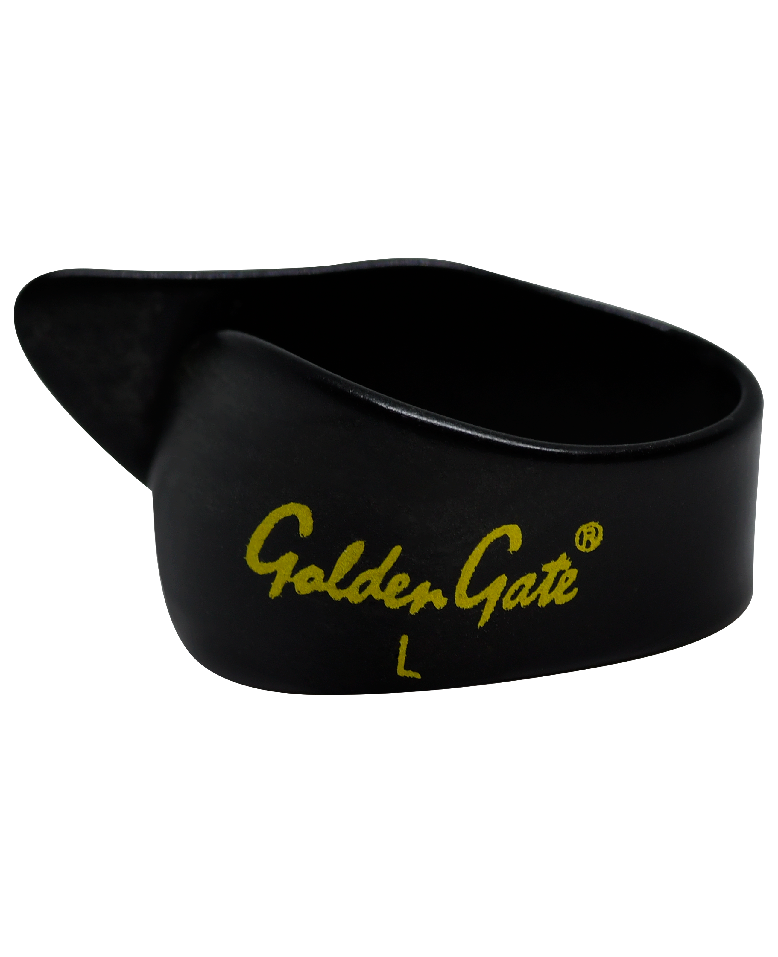 Golden Gate GP-4B-4PK Thumb Picks - Black - Large - 4-Pack - Image 2