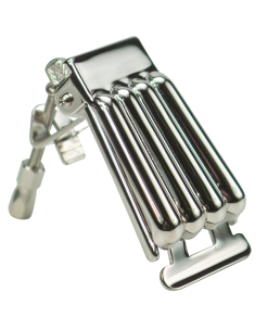 Golden Gate P-111 Clamshell Style Banjo Tailpiece - Nickel