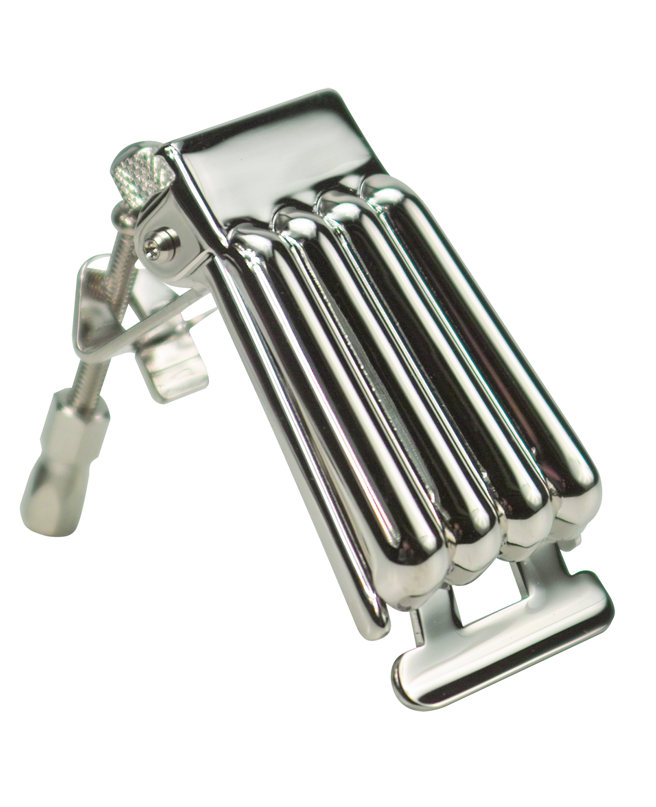 Golden Gate P-111 Clamshell Style Banjo Tailpiece - Nickel