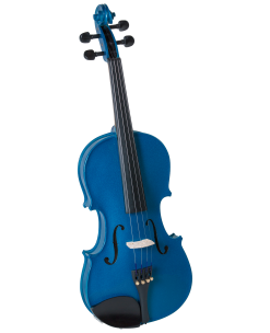 Cremona SV-75BU Premier Novice Violin Outfit - Sparkling Blue - 4/4 Size