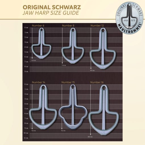 Schwarz SH-6/12 Jaw Harps – Duo Pack – #6 and #12 - Saga Music