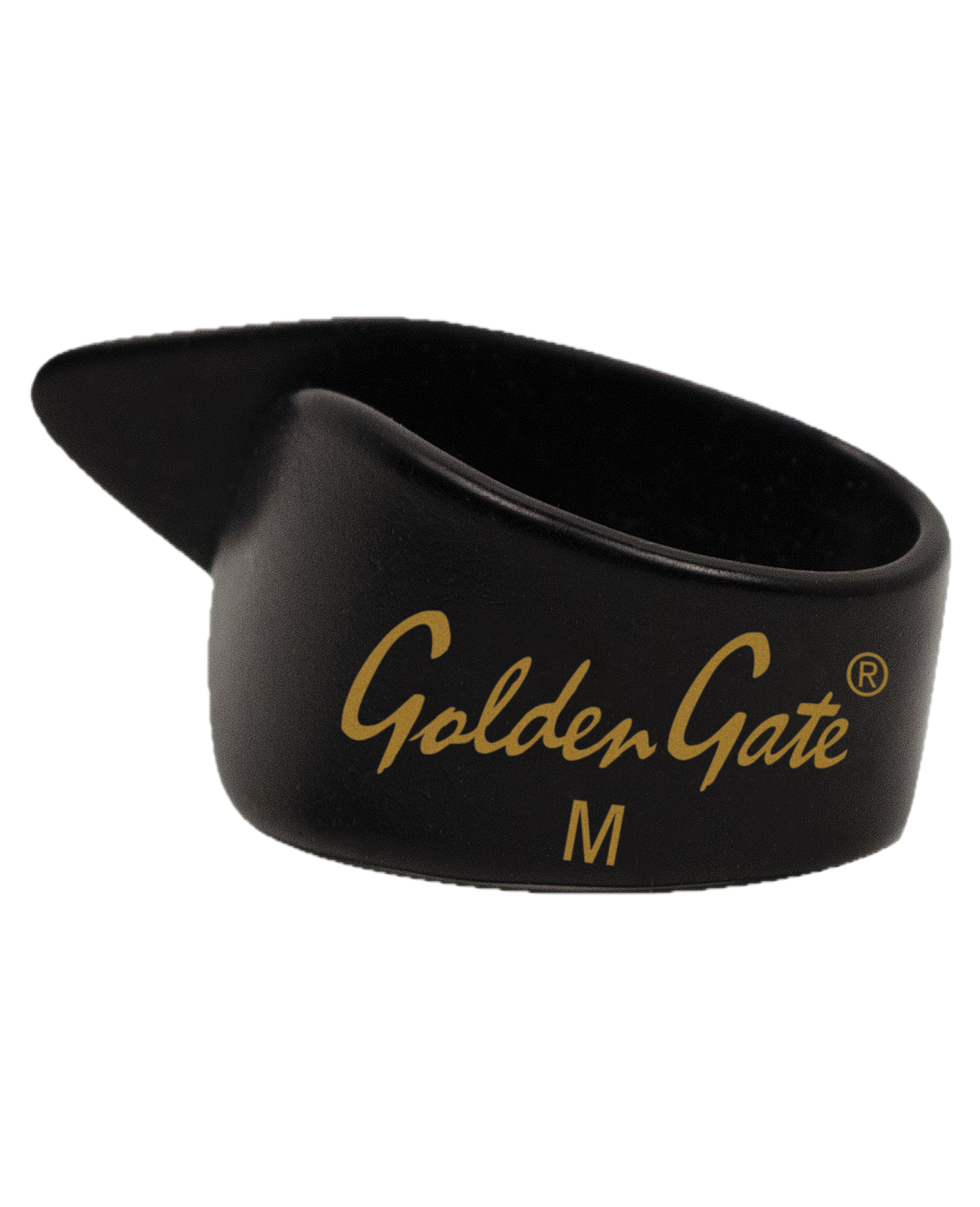 Golden Gate GP-3B-4PK Thumb Picks - Black - Medium - 4-Pack - Image 2