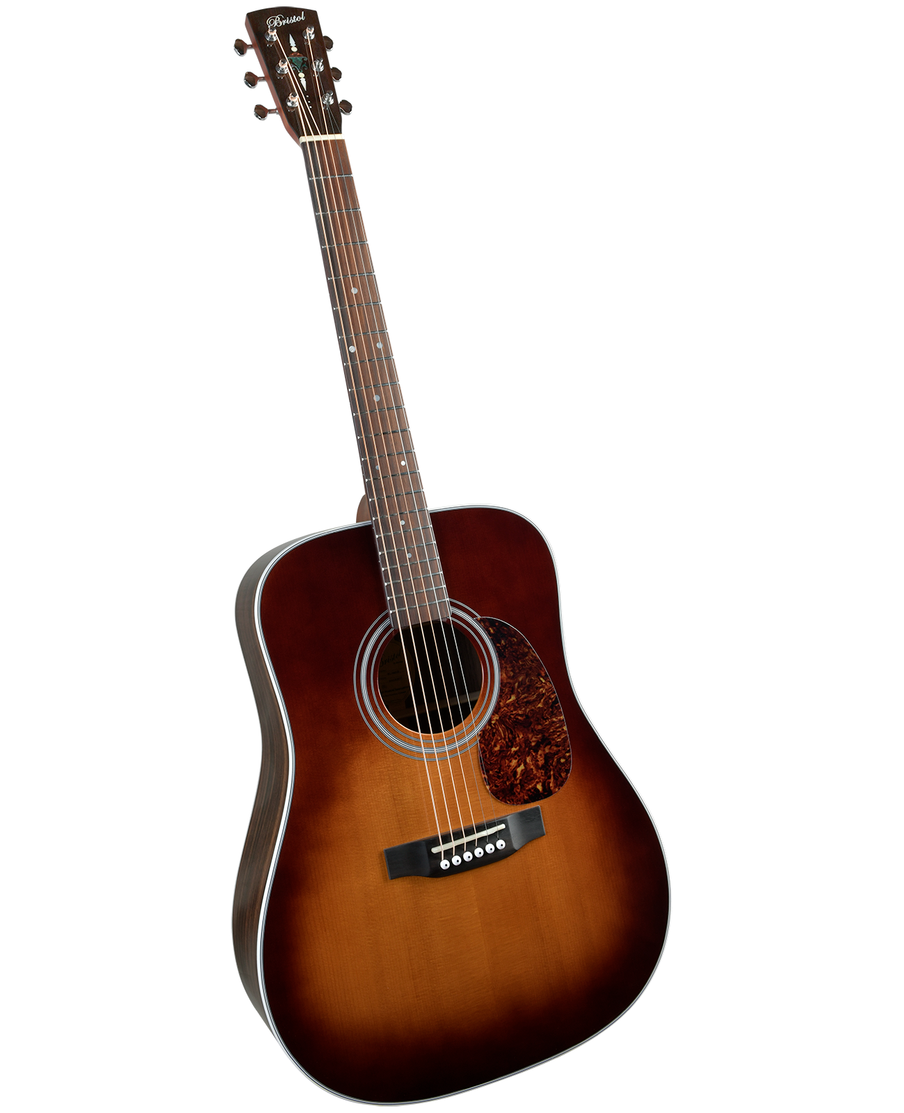 Bristol by Blueridge BL-160SB Deluxe Series Dreadnaught Guitar – Sunburst Finish
